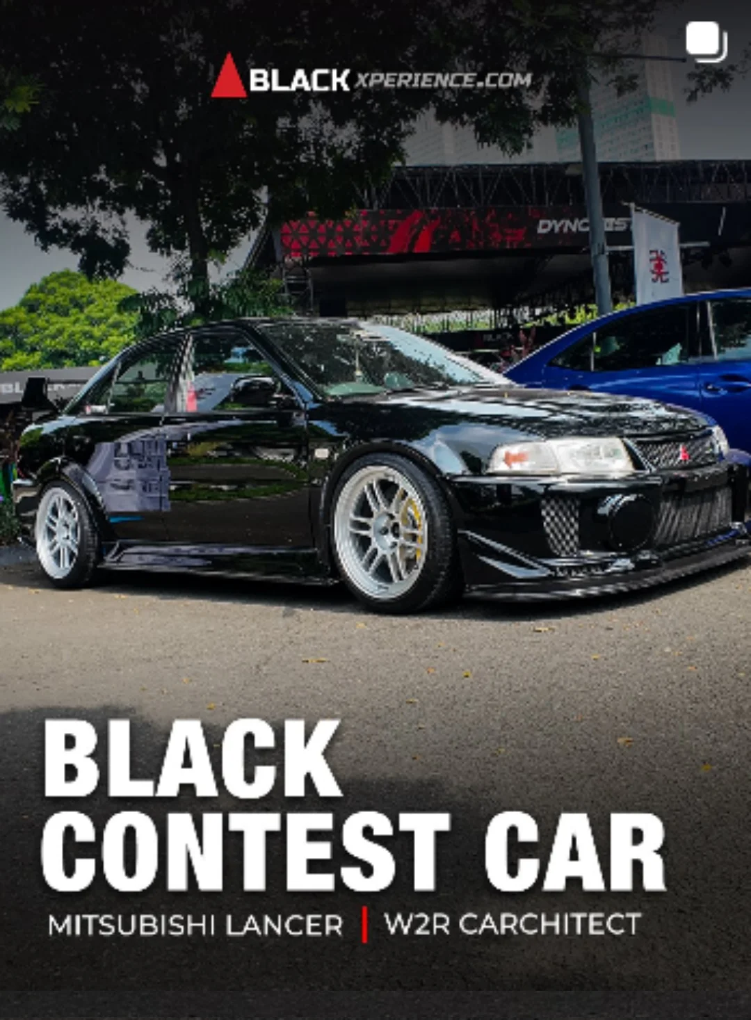 Black Contest Car berhasil diamankan sama @w2r_carchitect di Blackauto Battle BSD City 🔥