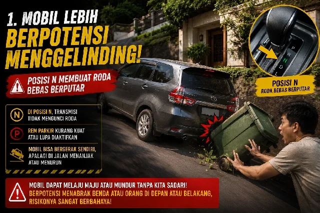 Bahaya Tapi Sering Diabaikan! Panasin Mobil Matic di Posisi N Bisa Mengancam Keselamatan