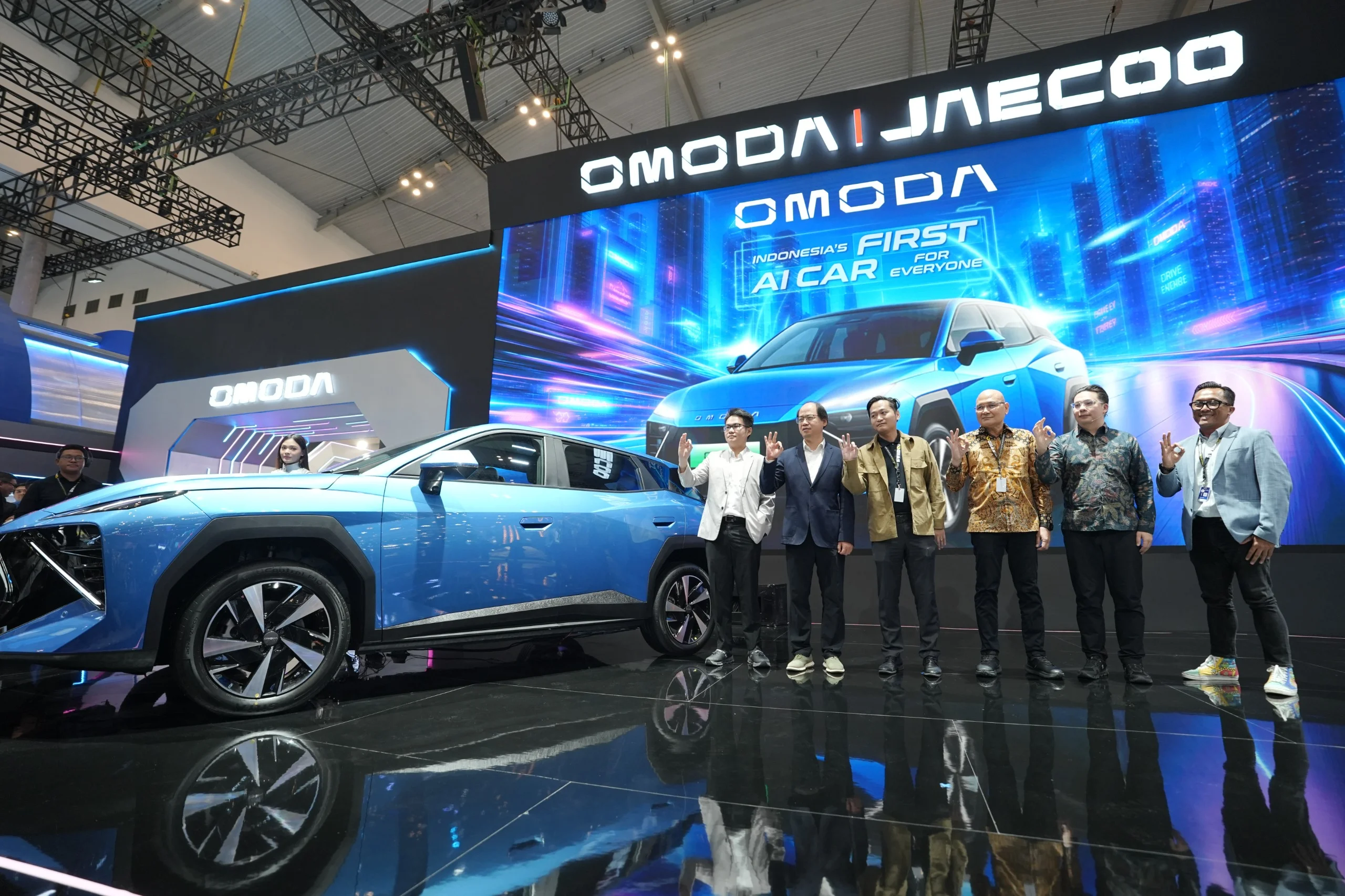 OMODA 04 EV, Mobil Pertama Berbasis AI Meluncur di GIIAS