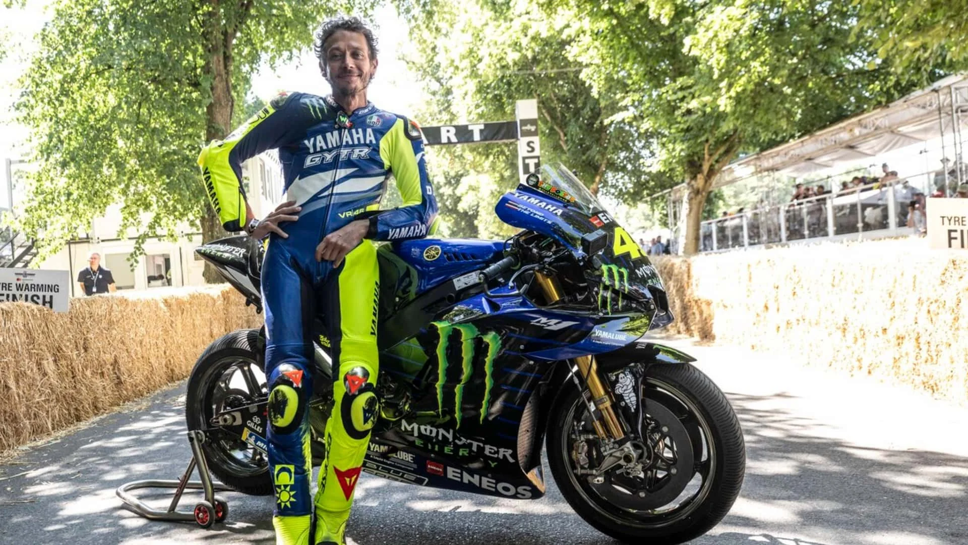 Valentino Rossi Geber Lagi Motor Yamaha M1 MotoGP Di Goodwood, Seperti Apa?